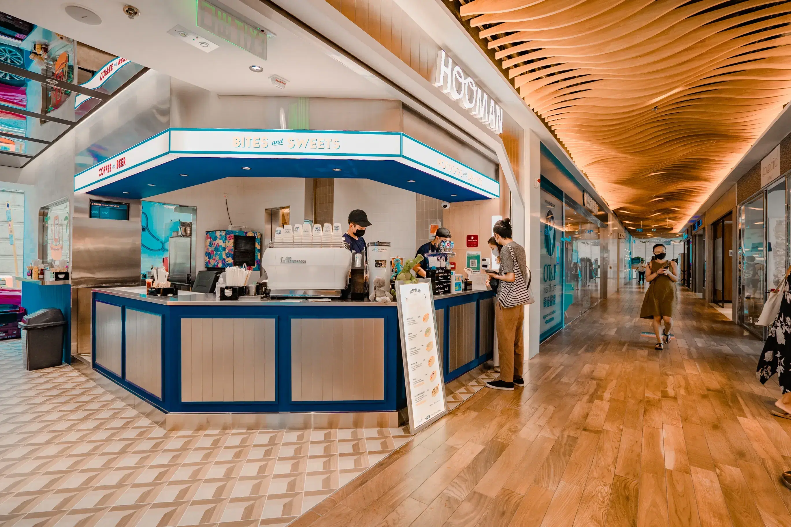 HOOMAN BY THE SEA (THE PULSE) — cafe interior by Cereal Project, Hong Kong JUNE, 2021