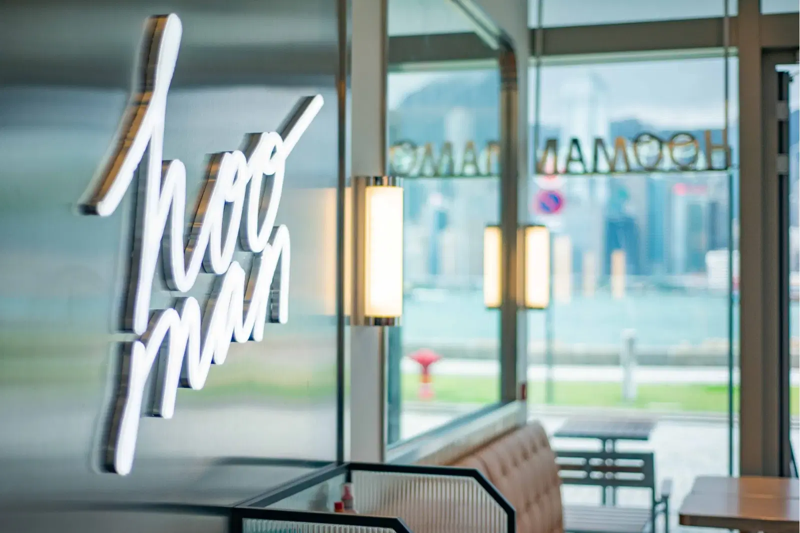 HOOMAN BY THE SEA (WEST KOWLOON) — cafe interior by Cereal Project, Hong Kong JUL, 2019