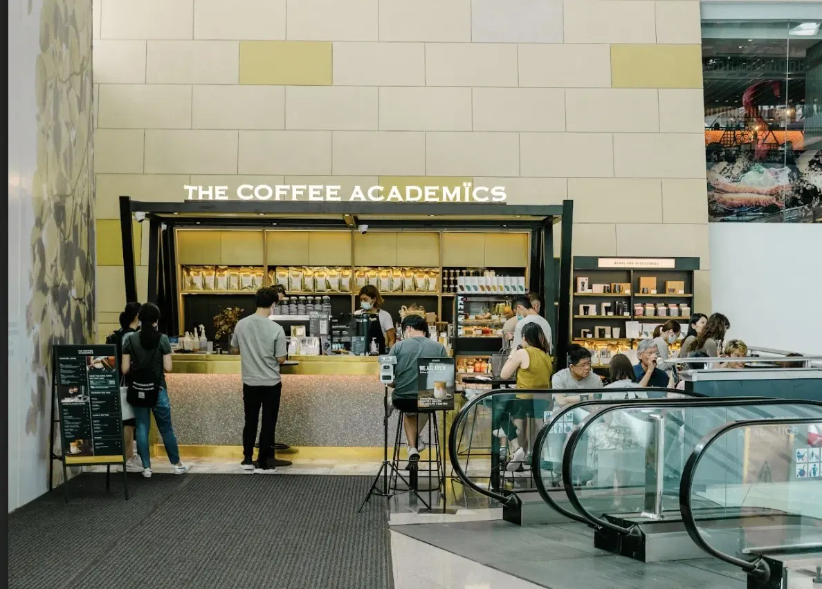 THE COFFEE ACADEMICS (FESTIVAL WALK) — cafe interior by Cereal Project, Hong Kong JUL, 2019