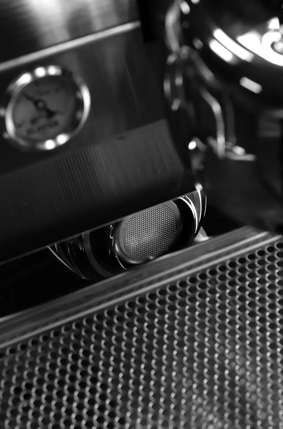 SLAYER espresso machine — detail shot 1